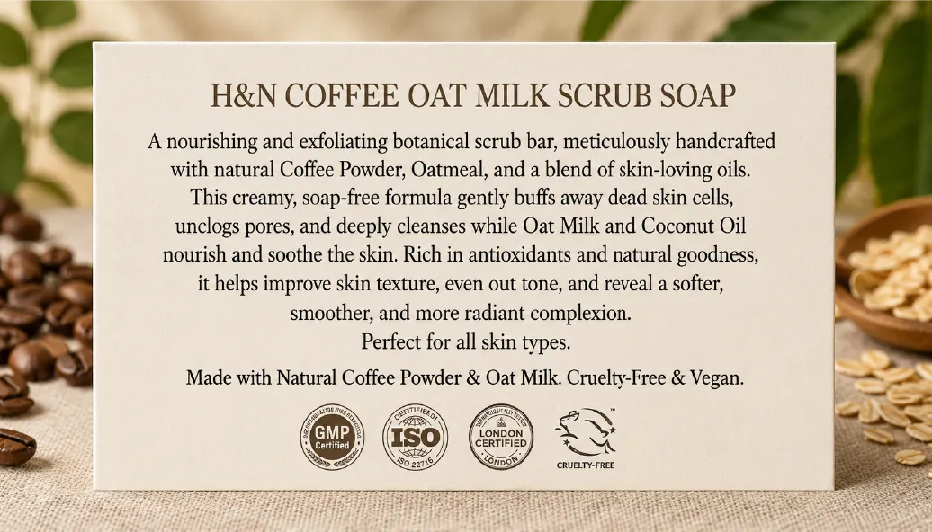 coffee & oat milk scrub coffee & oat milk scrub