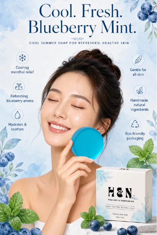 blueberry menthol cool soap blueberry menthol cool soap